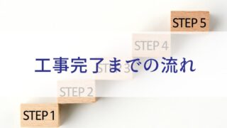 ご相談を受けてから工事完了までの流れ