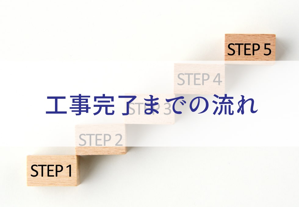 工事完了までの流れ