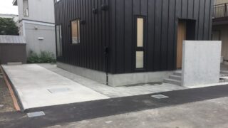 新築の外構工事を石狩市花川で行いました。