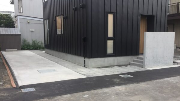 新築の外構工事を石狩市花川で行いました。