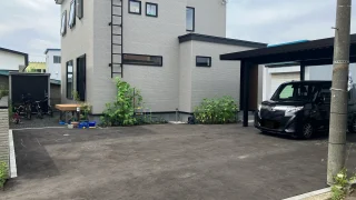 札幌市西区にて新築外構工事を行いました。